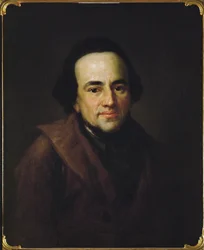 Moses Mendelssohn, philosophe allemand (huile sur toile)