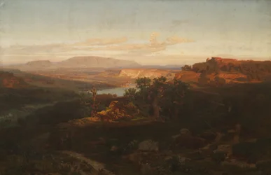 Paysage dans le Palatinat du Rhin