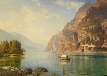 French : Partie au lac de Côme
