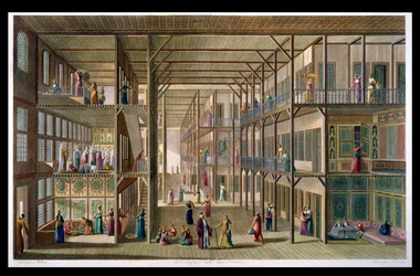Intérieur du harem du Grand Seigneur de Constantinople, gravé par François Denis Née (1732-1817), 1811