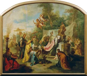 Scène de sacrifice antique