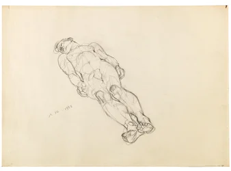 Anton Kolig Nu masculin couché 1933