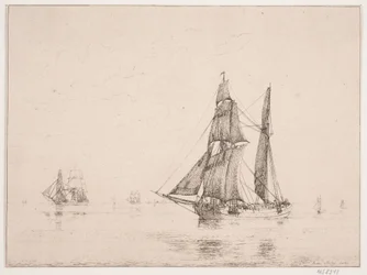 Un ketch par temps calme