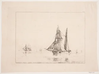 Un ketch par temps calme