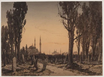 Cimetière turc. Scutari