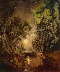 Anton Müller-Wischin Lever de lune