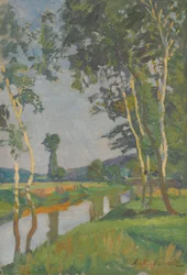 Slovène : Bouleaux au bord de l