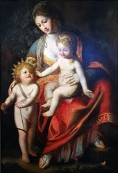 Latona avec ses enfants Apollo et Diana