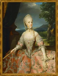 Marie Caroline de Lorena (peinture sur toile)