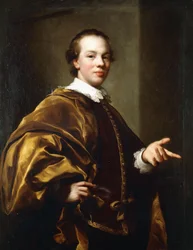 Portrait de John, 7e comte de Galloway, trois-quarts, vers 1758