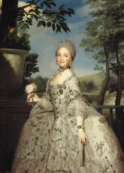 Portrait de Maria Luisa de Parme en tant que princesse des Asturies, vers 1764-1765