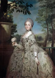 Portrait de Marie-Louise de Parme, princesse des Asturies