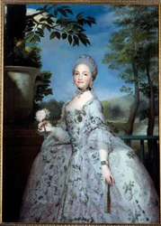 Portrait de Marie Louise de Parme, princesse des Asturies