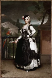 Portrait de la marquise de Llano, Isabel Parreno (peinture par Anton Raphael Mengs, 1787)