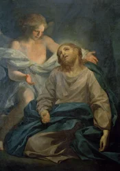 Prière dans le verger