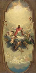 Saint Eusèbe porté au ciel
