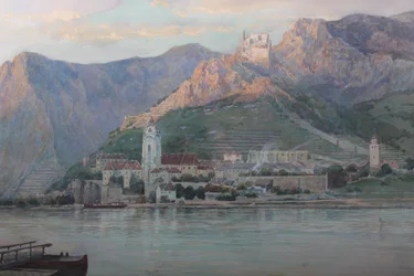Anton Reckziegel Vue sur Dürnstein