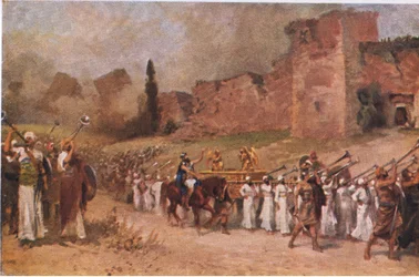 La chute du mur de Jéricho, de l