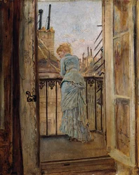 Sur le balcon