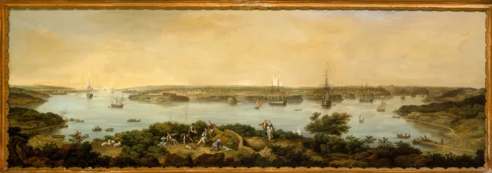 Vue du port de Mahon, Minorque