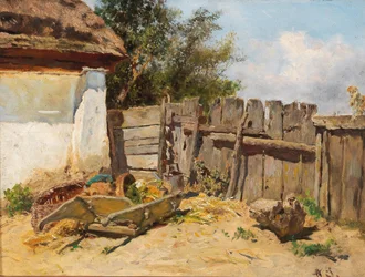Dans le jardin de la ferme