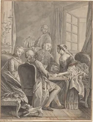 Une partie de cartes [recto]