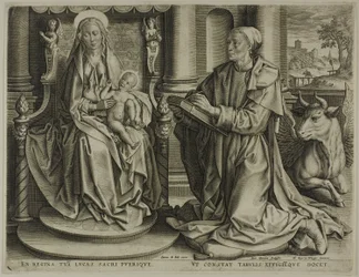 Saint Luc peignant la Vierge