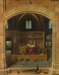Saint Jérôme dans son étude. Vers 1475.