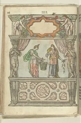 Scène avec Hébé et Voluptas, 1578