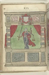 Scène avec personnification de la Justice (Justitia), 1578