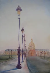 Lampadaire devant l