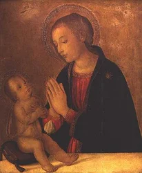 La Madone adorant l