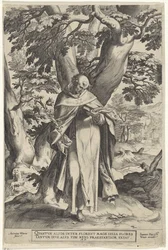 Paysage avec Saint Dominique