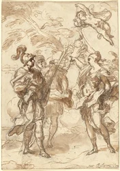 Vénus en chasseresse apparaissant à Énée et Achate