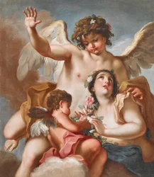 Zéphyr, Flore et Cupidon