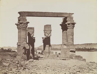 Kiosque de Qertassi, vue du sud du kiosque