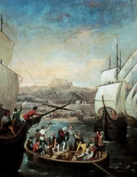 Départ des trois caravelles de Christophe Colomb