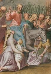 Abside, Antonio Campi, Entrée de Jésus à Jérusalem 1582-84, (détail)