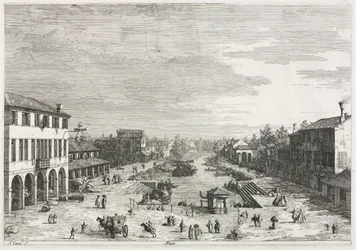 Vues : Vues de Mestre, une ville de la province de Venise, 1735-1746
