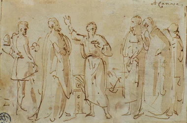Socrate boit la coupe de ciguë, v. 1787