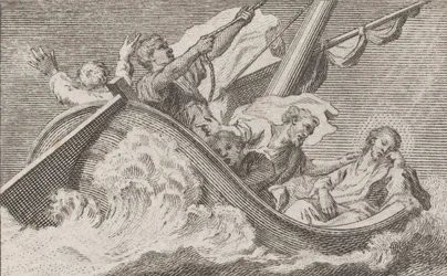Christ sur un bateau avec des pêcheurs, vers 1760-93