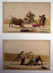 Scène de tauromachie