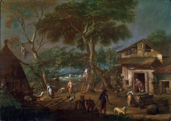 Paysage italien, vers 1750-1795