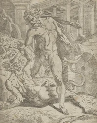 Hercule et Cacus, 1540-45
