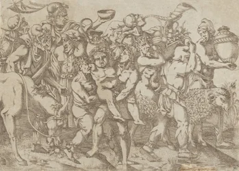 Silenus porté, 1543