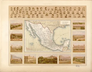 Atlas historique et pictural des États-Unis du Mexique. LOC 2008621671-4