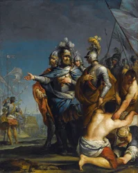 Saint Louis partant pour la croisade