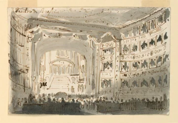 Intérieur du théâtre de Brescia