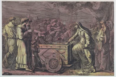 Lucius Albinius sauve les Vestales