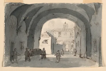 Décor de scène, hôpital de Brescia